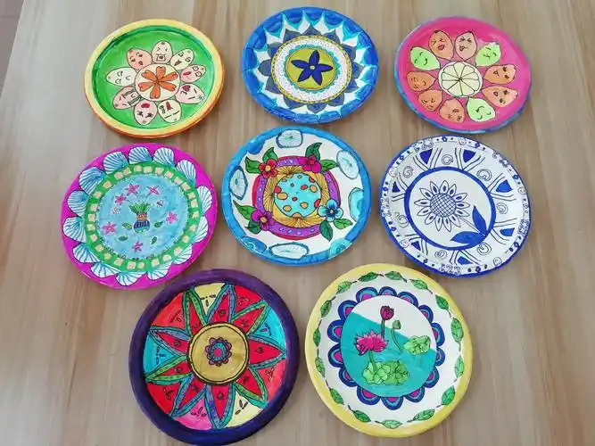 温馨美术兴趣班 2019年春季 第十四课 《纸盘画》