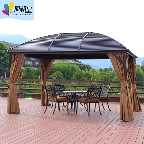 户外阳光房楼顶露台花园简易组装移动房子铝合金庭院设计凉棚亭子