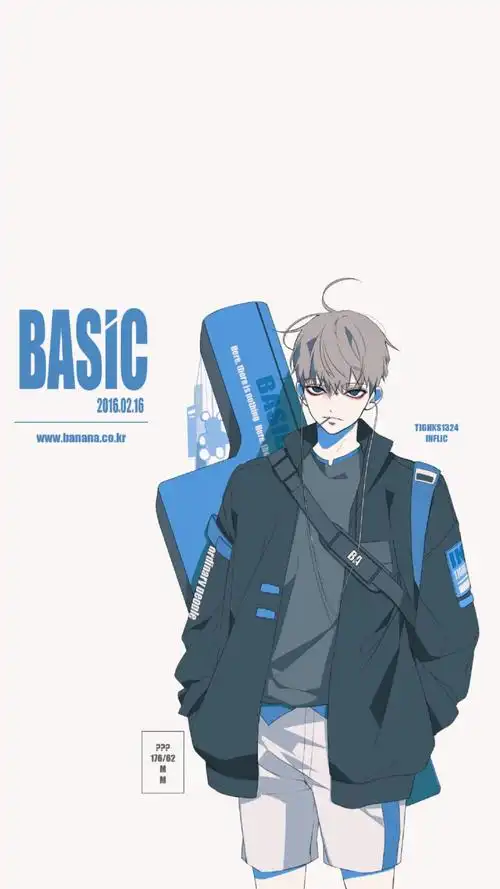 动漫男生 cr:@inplick 手绘插画/漫画少女/可爱卡通/旧漫壁纸/锁屏