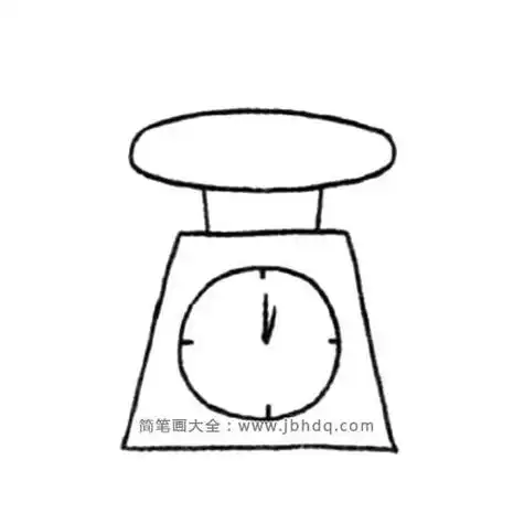 重量称的简笔画