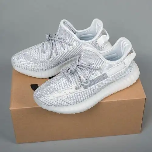 莆田纯原椰子350天使冰淇淋冰蓝满天星yeezy350真爆夏季运动鞋 白天使