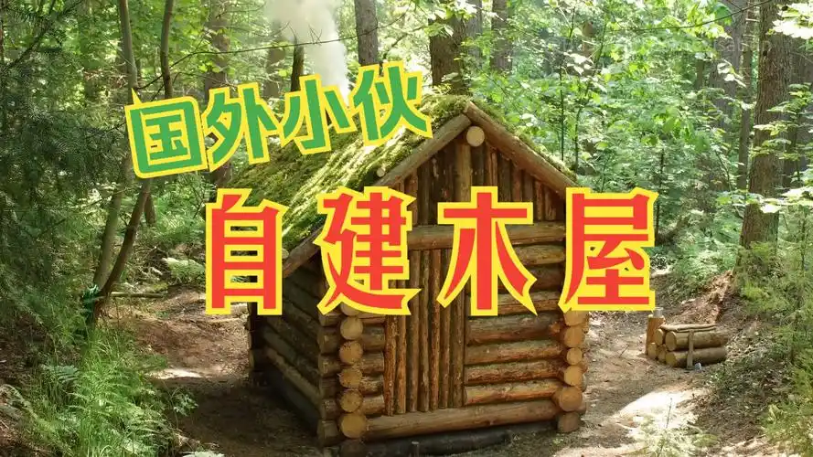 小伙逃离城市自建木屋