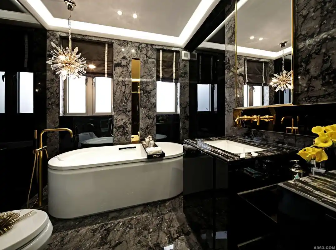 25间奢华别墅大理石浴室,一种奢侈的身心享受!