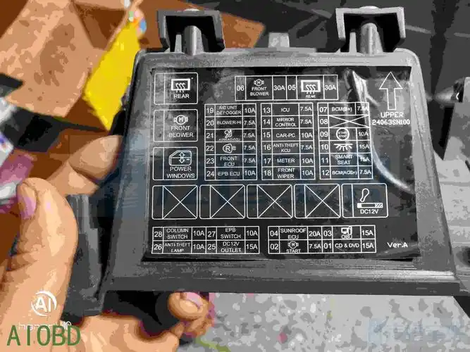 纳智捷s5主驾驶的保险丝盒图解有吗,真看不懂,搜的也不是那个意思348