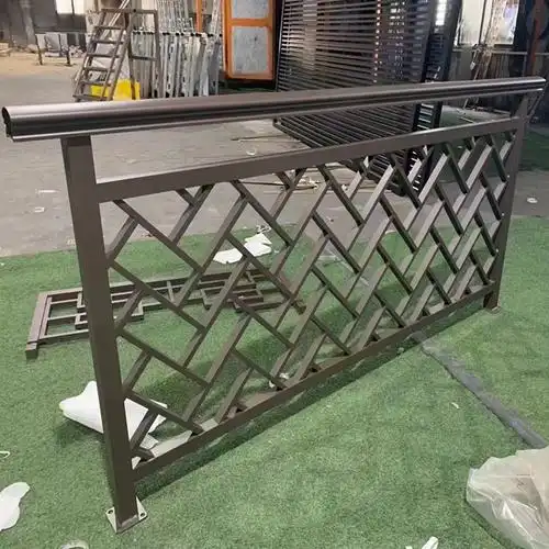 中式阳台铝合金护栏 仿古铝艺护栏 复古铝护栏厂家