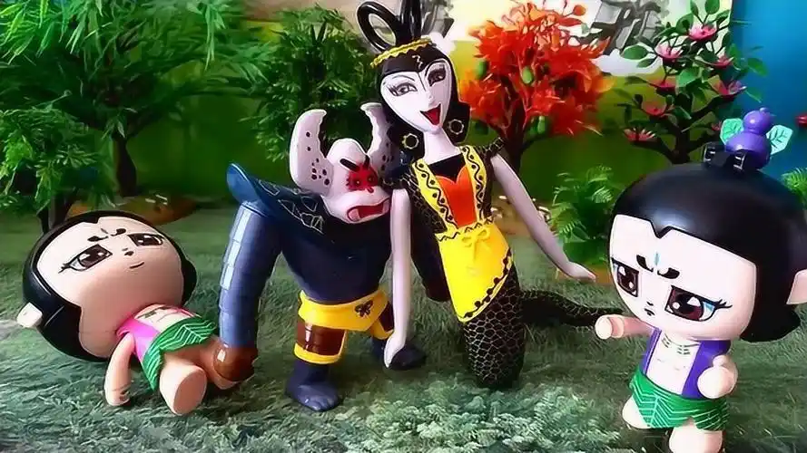 蛇蝎二妖为抓葫芦娃煞费苦心过程虽然难以启齿好在抓到了