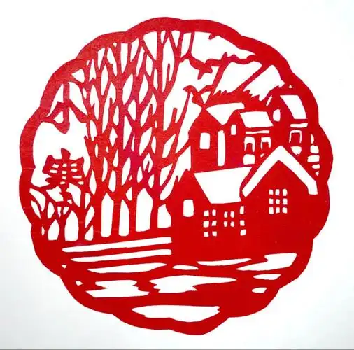 新安县可美非遗二十四节气优秀作品展剪纸艺术