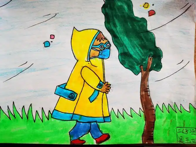 秋冬天的风,凉凉的冷冷的,来看看我们孩子们是怎么表现看不见摸不着的