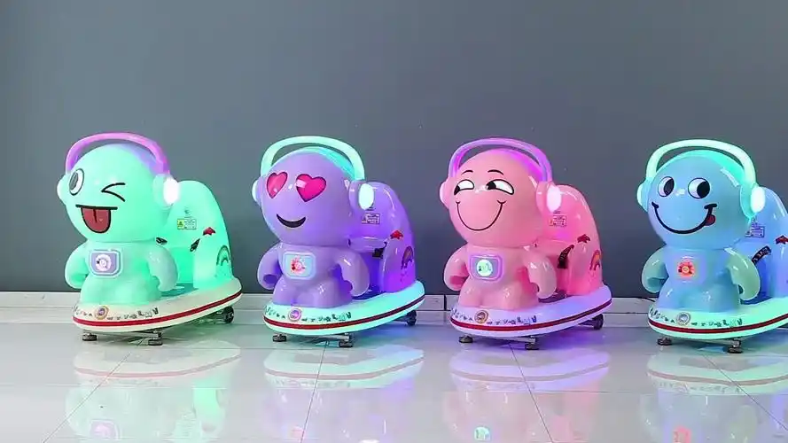 2020新款儿童萌趣表情摇摇车投币mp5商用超市门口玩具卡通摇摆机