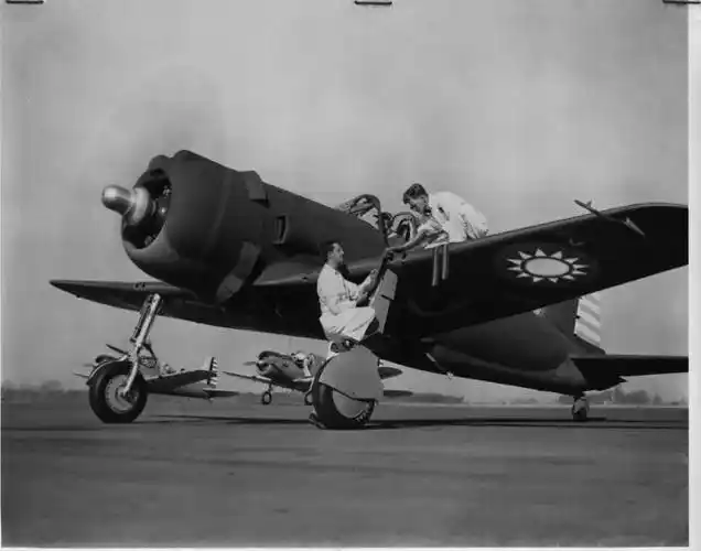 国民党空军的战斗机伏尔提p66先锋