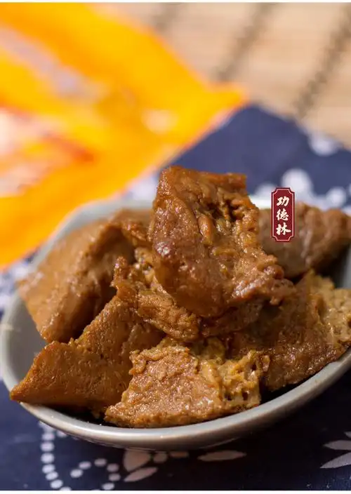 老字号功德林素食豆腐干豆制品 上海特产小吃 多味素鸡5包包邮