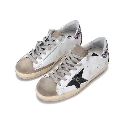 黄金鹅goldengoose女士皮革superstar系带休闲运动鞋板鞋脏脏鞋gwf001