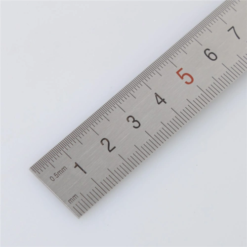 得力 钢直尺 (银色) 20cm 8462|尺/绘图工具|办公桌上用品|办公文具|