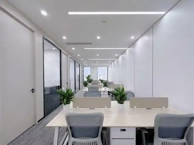 【10图】58总部大楼丨精装商务风带家具3加16格局丨品质办公无加时费