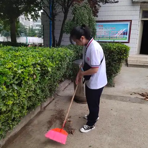 814班义务劳动掠影