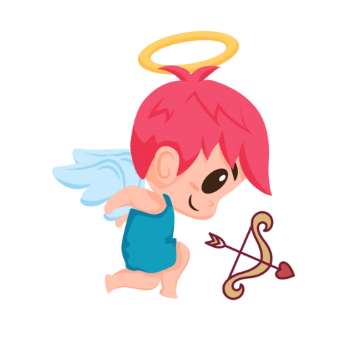 情人节丘比特装饰素材图案