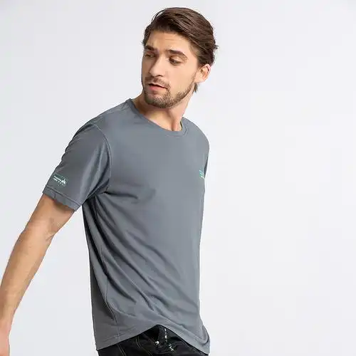 户外速干衣速恤男圆领短袖透气跑步快干衣登速干t恤