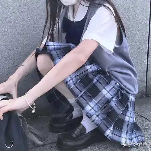 jk制服头像|黑色jk制服头像霸气|女生头像霸气超拽jk|jk制服半身头像