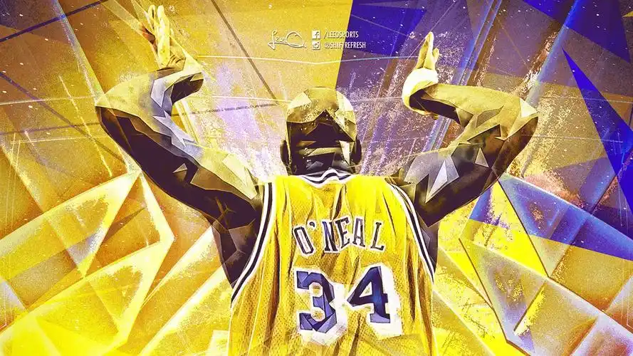 沙奎尔·奥尼尔洛杉矶湖人-2016年nba篮球高清壁纸