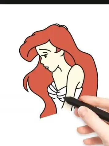 小美人鱼简笔画,这么画不好看你打我