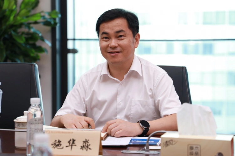 杭州市临平区委副书记,区长施华淼一行来省国贸集团调研交流-浙江省