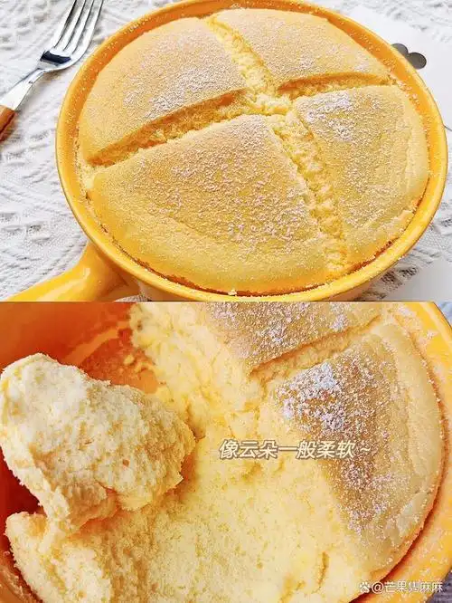 自制宝宝舒芙蕾蛋糕,松软细腻.超快