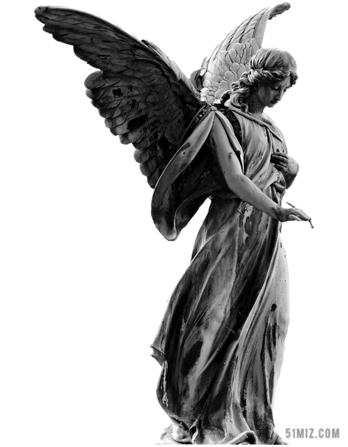 天使 雕像 天使图 女子 女性 翼 甜 丧 雕塑 天上