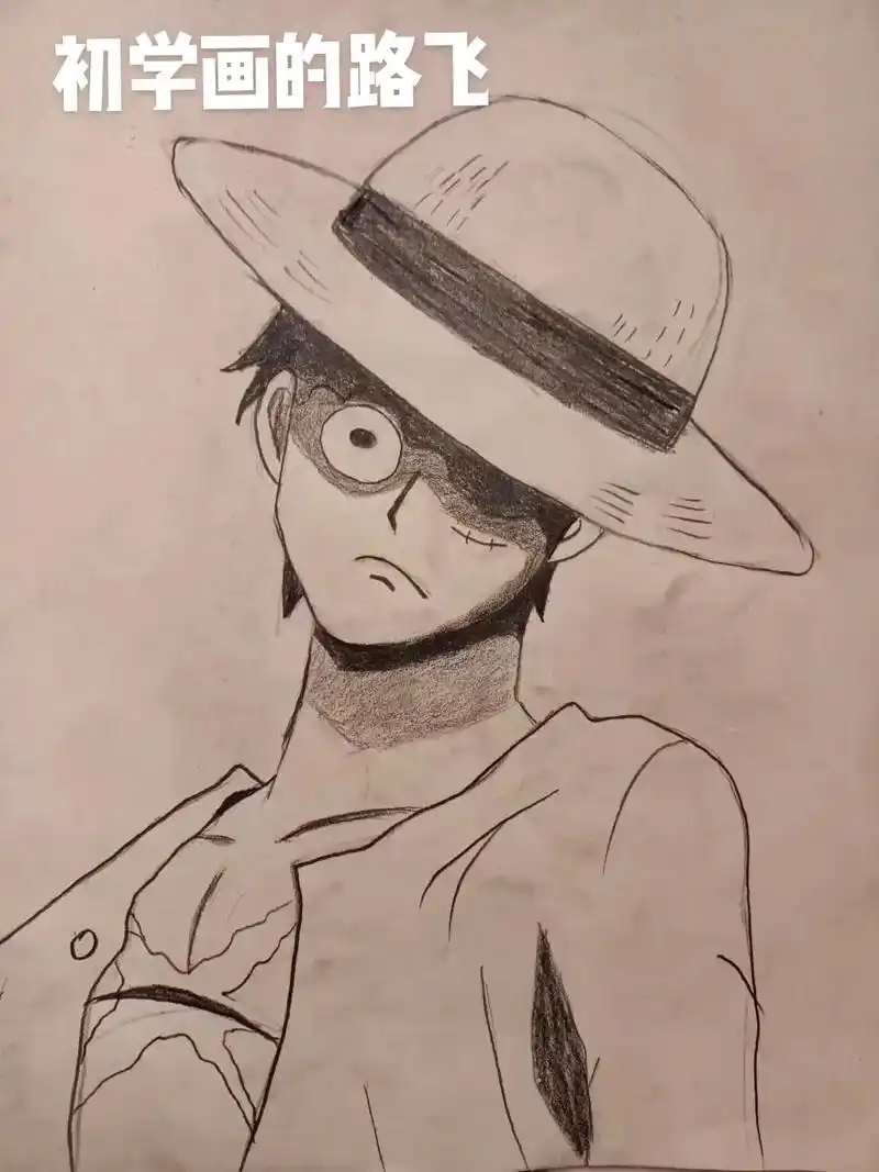 兄弟们看一下,路飞手绘合集来了,#海贼王海贼王 #海贼王路飞 - 抖音