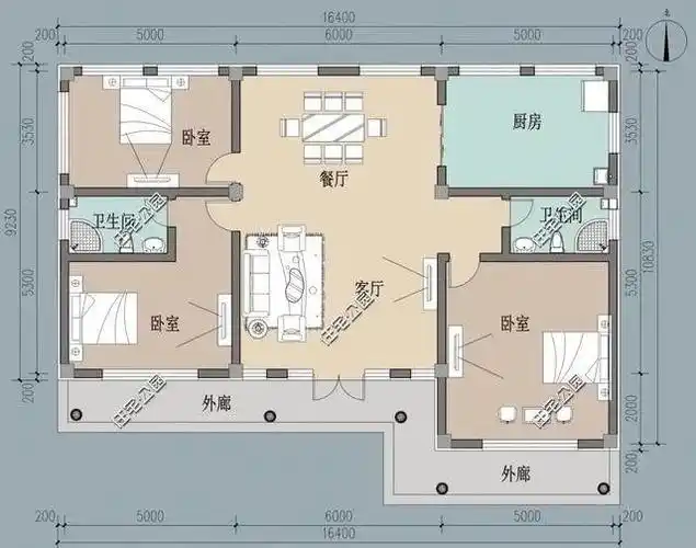 农村养老房,我只推荐一层平房,经济实惠15万就能建成!