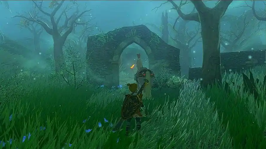 大可爱的游戏记录塞尔达传说旷野之息p82克洛格森林到达