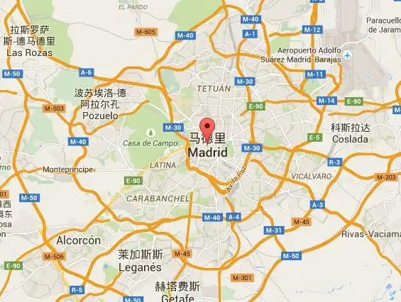 马德里地图马德里地图中文版马德里旅游地图