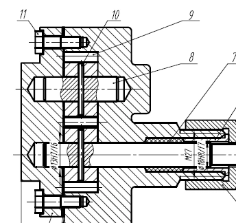 怎么在剖视图中添加局部剖视图啊   如图所示我在制图时 选择8 号件为