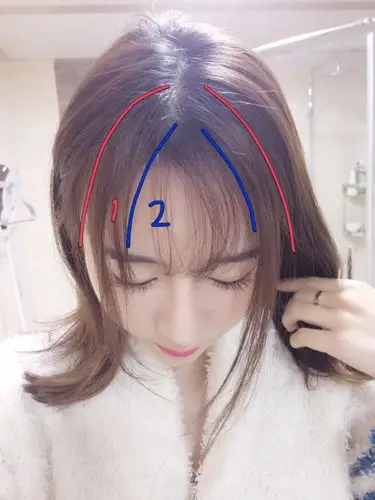 自己剪了个空气刘海7015