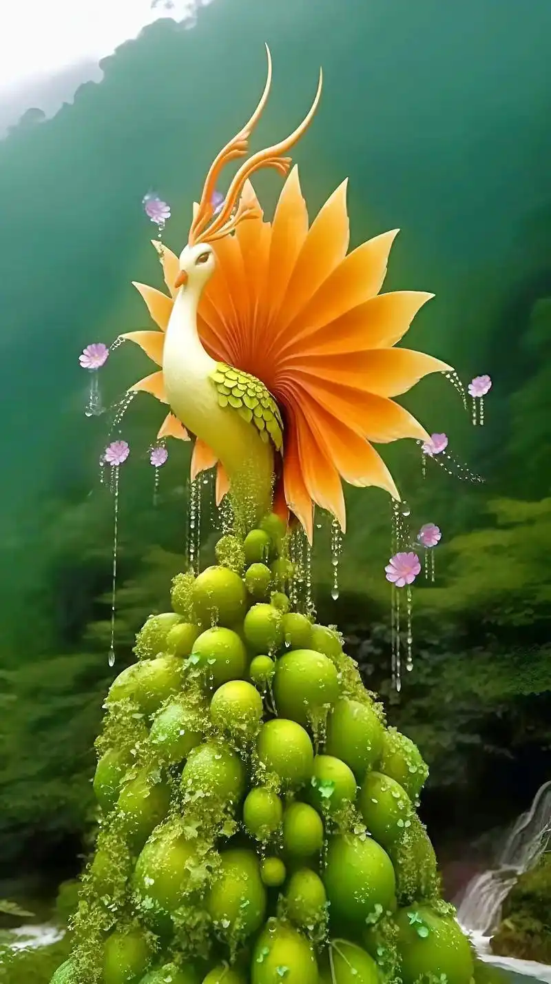 凤尾花寓意吉祥如意,它可送给喜欢的人表达对心爱之人的感情.