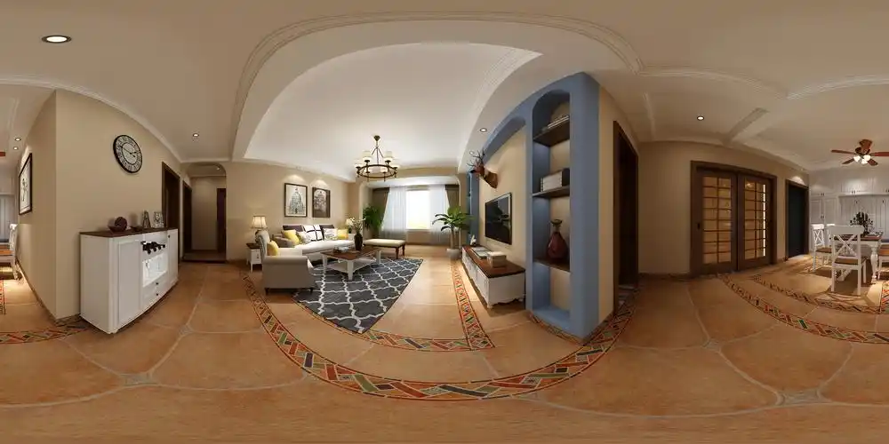 家装全景鱼眼图|空间|室内设计|1992效果公司810 - 原创作品 - 站酷