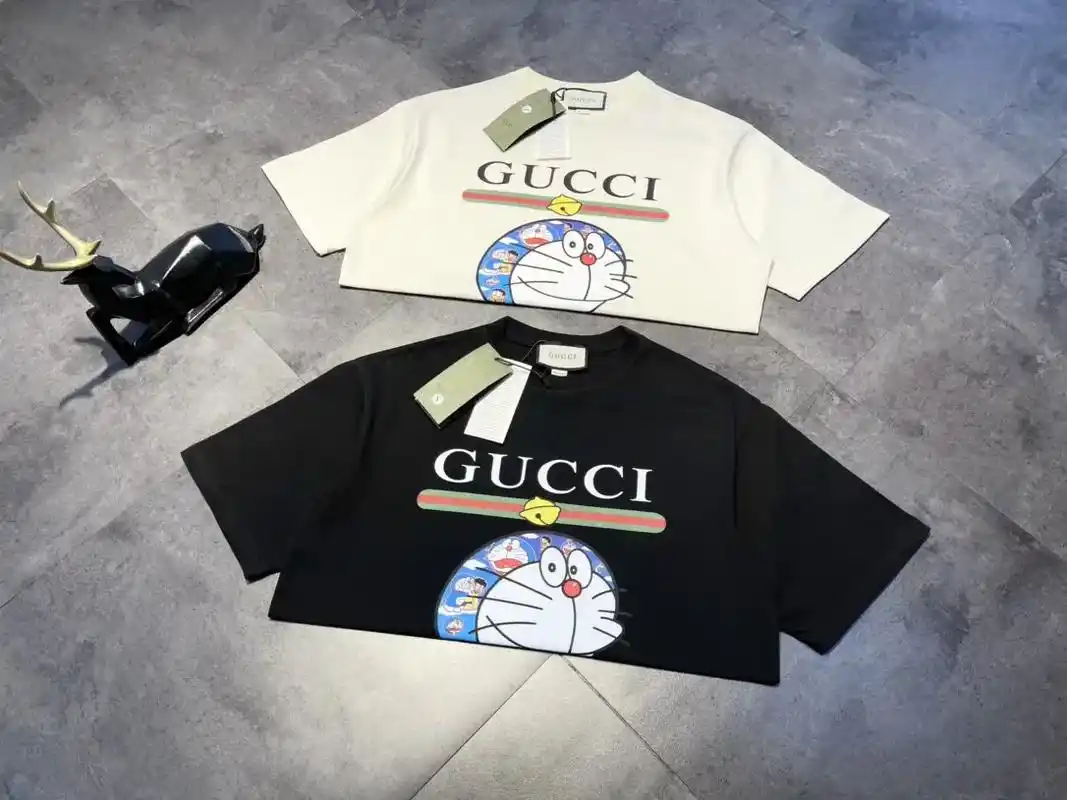61古驰哆啦a梦短袖61  gucci新款哆啦a梦短袖t恤 轻奢 - 抖音