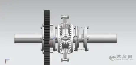 齿轮组侧面效果