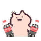 摇饮料摇可乐摇汽水表情包