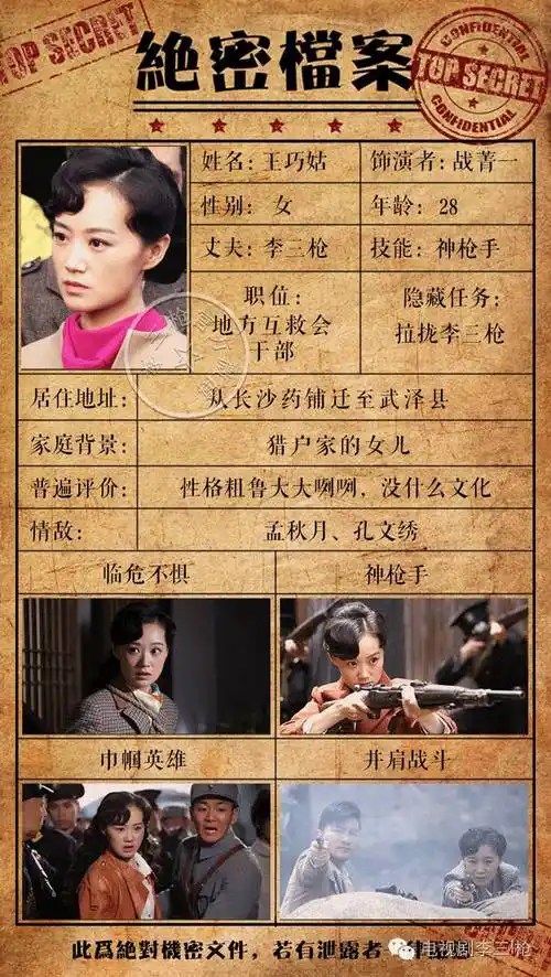热剧李三枪冒着枪林弹雨从前线给你发来了绝密档案