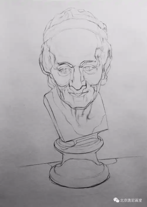 素描:伏尔泰(十八世纪法国启蒙运动的泰斗)