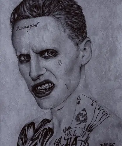 x特遣队小丑圆珠笔绘