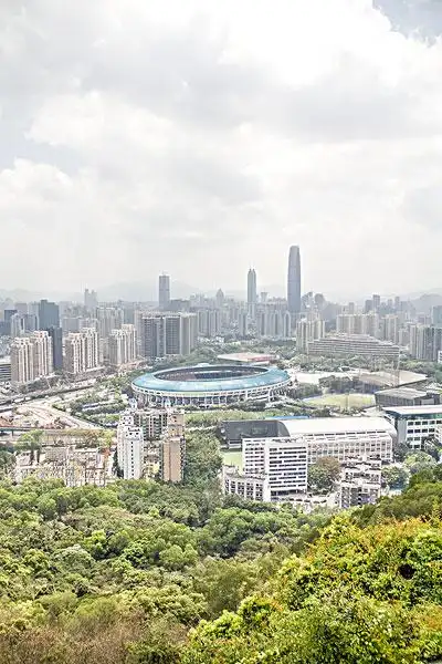 深圳笔架山天际线_全景网