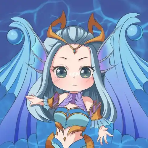 王者荣耀q版头像  #绘画  #王者荣耀武则天  #武则天海洋之心