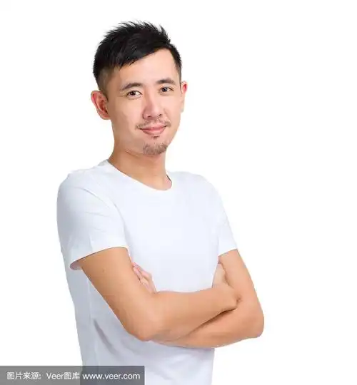 年轻的中国男子的肖像