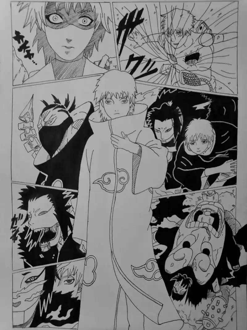 晓组织-蠍 #火影忍者手绘