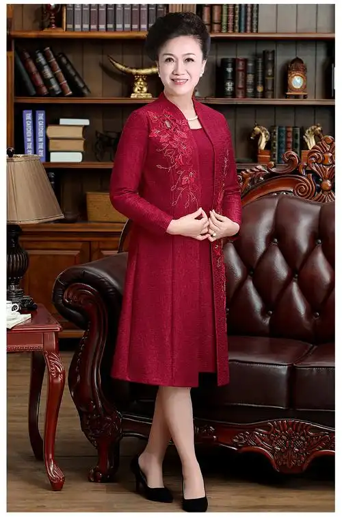 夏季儿子结婚妈妈礼服婚礼妈妈礼服高贵高端喜婆婆装婚宴装大码胖妈妈