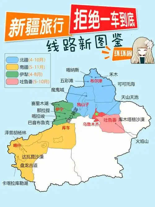 78环环酱782021年新疆旅游新图鉴收藏版