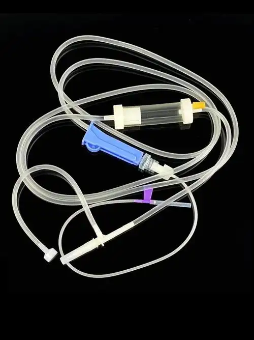 圣光一次性使用输液器自动止液医用打点滴吊针输液管无菌针头