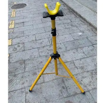 临时绝缘塑料pvc电缆支架托架电缆架空支架电缆放线架三角脚架 可伸缩