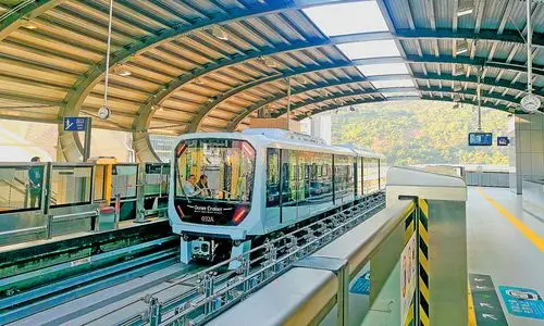 澳门轻轨氹仔线正式投入运营